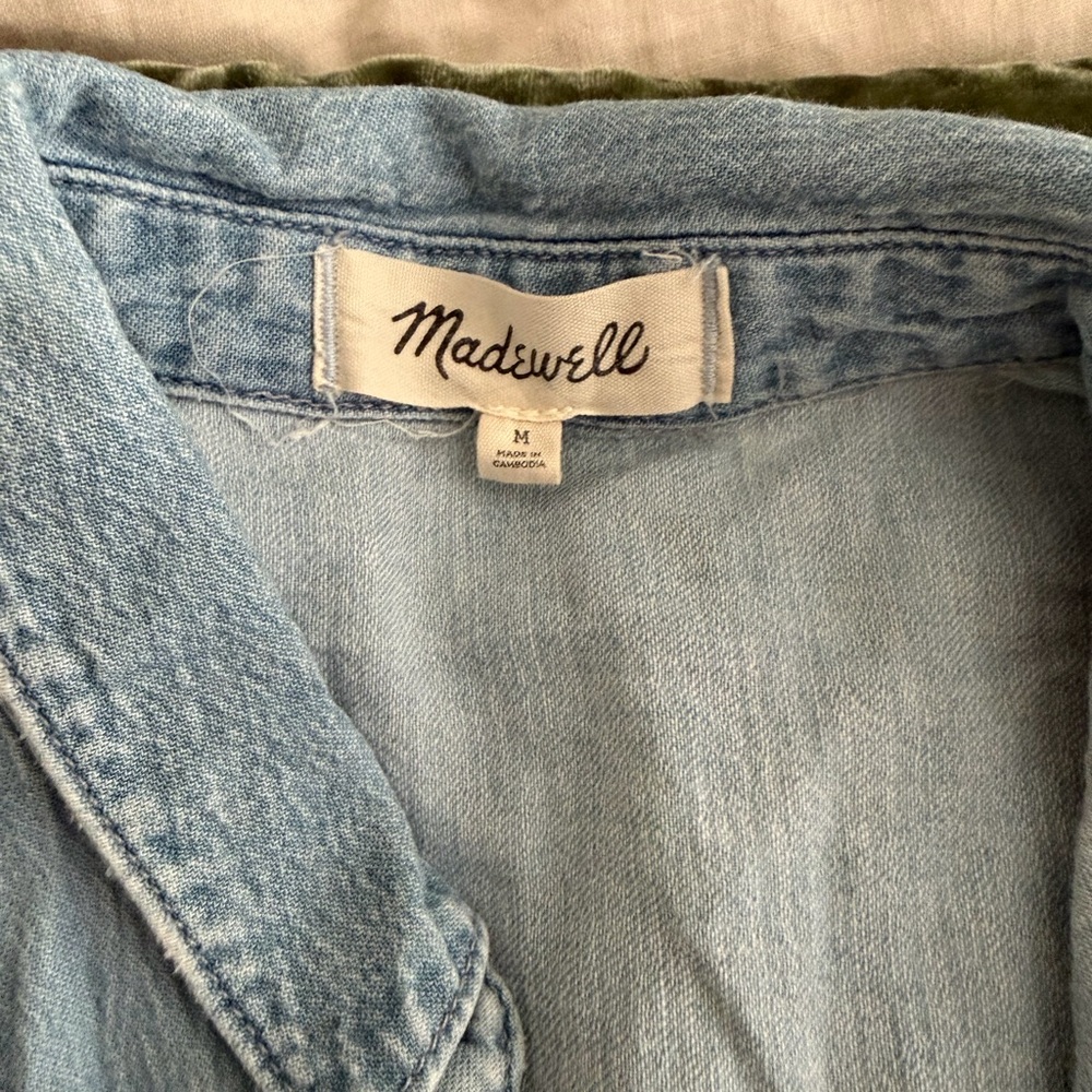 Madewell Sky Blue Denim shirt